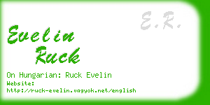 evelin ruck business card